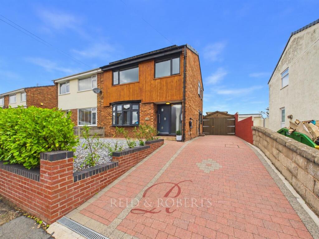 3-bed semi-detached on Grosvenor Road, Prestatyn, £240,000