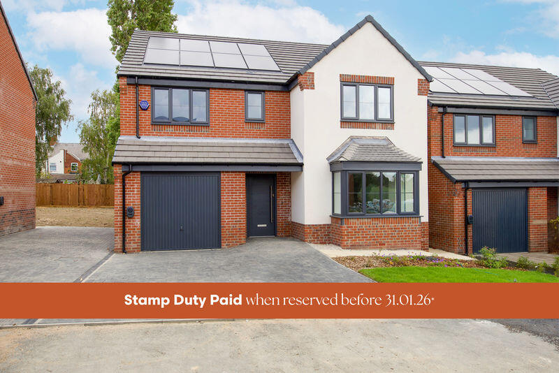 4-bed detached on Abbott, Oakham Grange, Chesterfield, £410,000