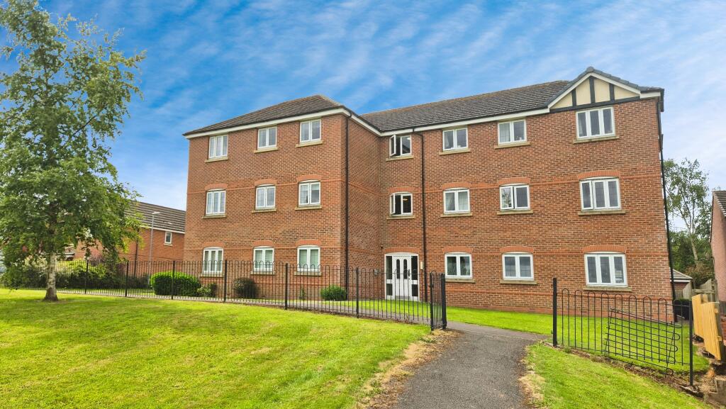2-bed flat on Galingale View, Newcastle, ST5, £110,000