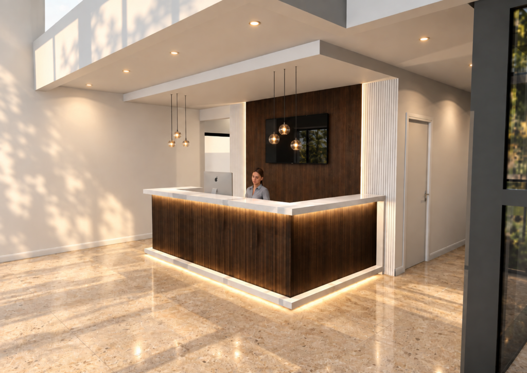 Reception (Image for illustration purposes only)