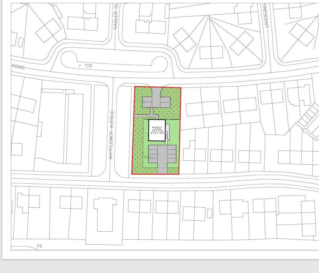 Main image of property: Former Police Station, Land Lying To The East Of Mayflower Avenue, North Lynn, PE30 2NR