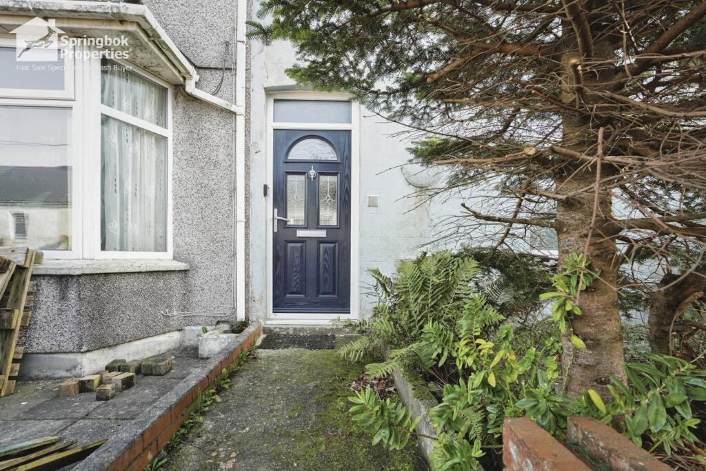 3-bed terraced on Glenview Terrace, Parka Road, St Columb Road, St Columb, Cornwall, £140,000