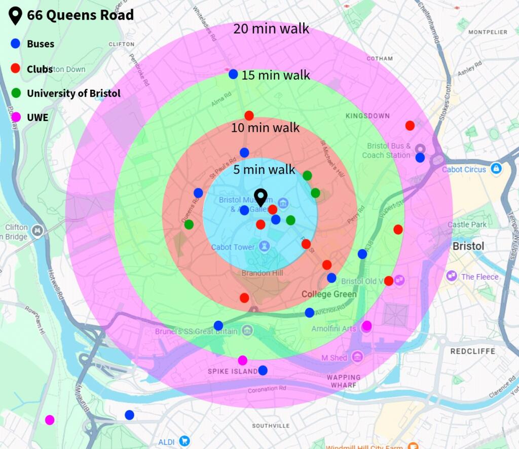Apartment in Bristol, The Triangle, Spike Island - View 5