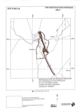 SITE PLAN 2A -CAEAETHGEN retained homestead &amp; RoW 