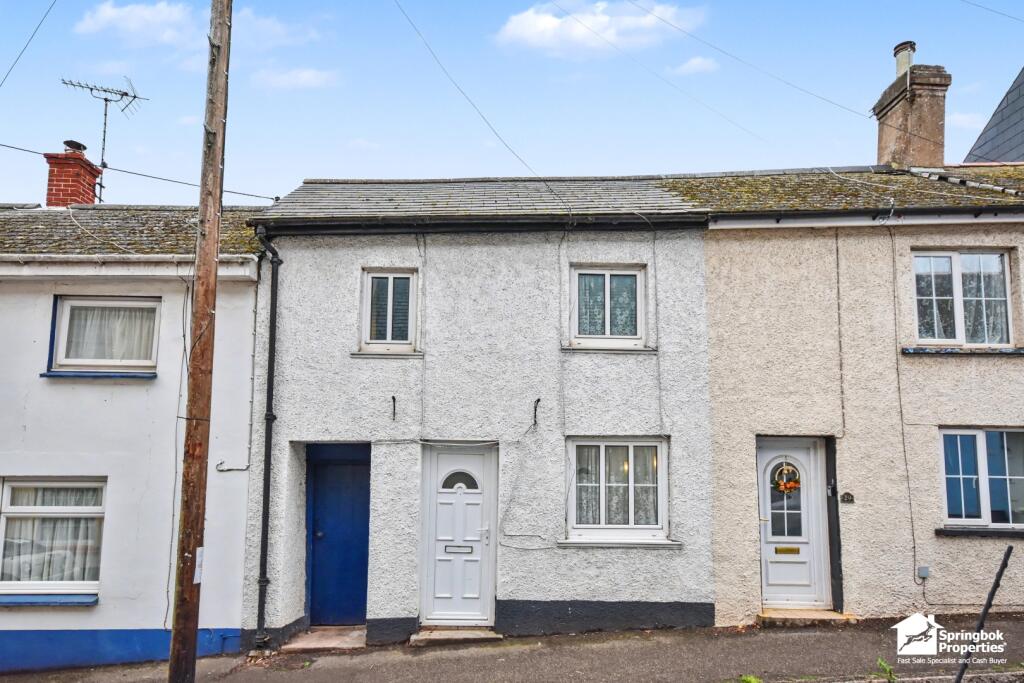 2-bed terraced on High Street, North Tawton, Devon, £135,000