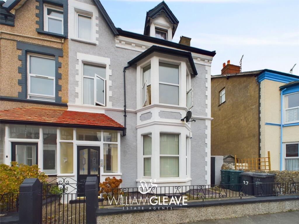 6-bed semi-detached on Caroline Road, Llandudno, Conwy, LL30, £335,000