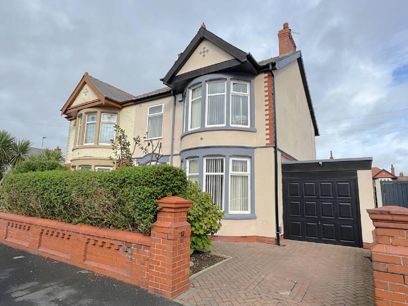3-bed semi-detached on Cornwall Avenue - Bispham - Blackpool - FY2 9QW, £250,000