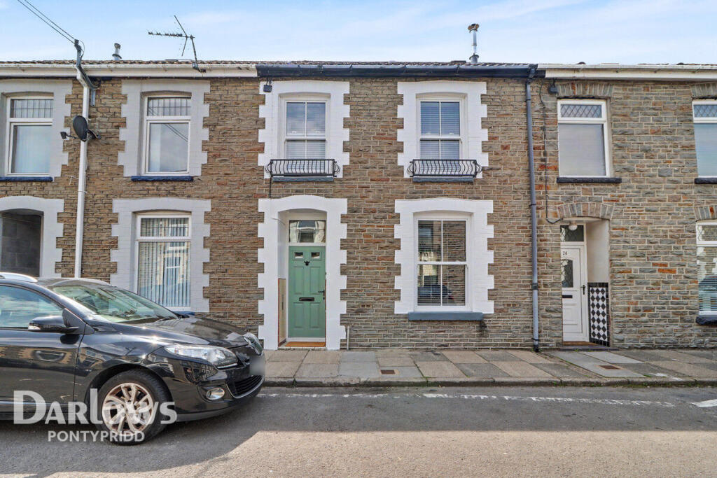 3-bed terraced on Thompson Street, Pontypridd, £150,000