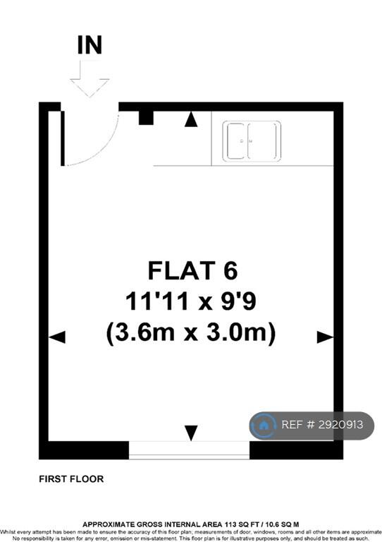 Studio flat for rent