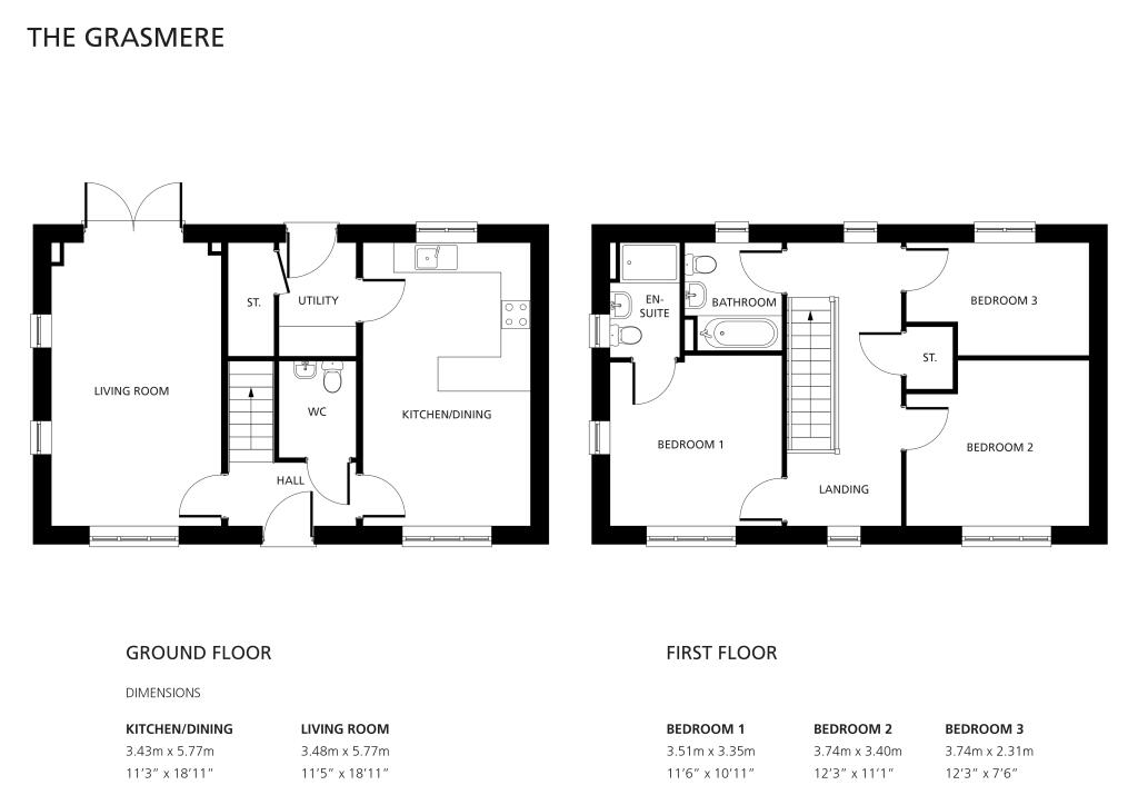 Plot 96, Lovage Drive, Wixams, Bedfordshire, Wixams, Bedfordshire, Bedfordshire, MK45 3XF photo 2