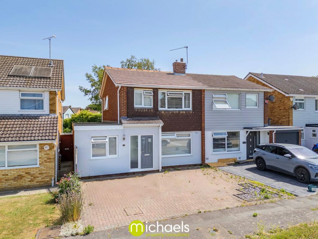 3-bed semi-detached on Bury Close, Marks Tey, Colchester, CO6, £325,000