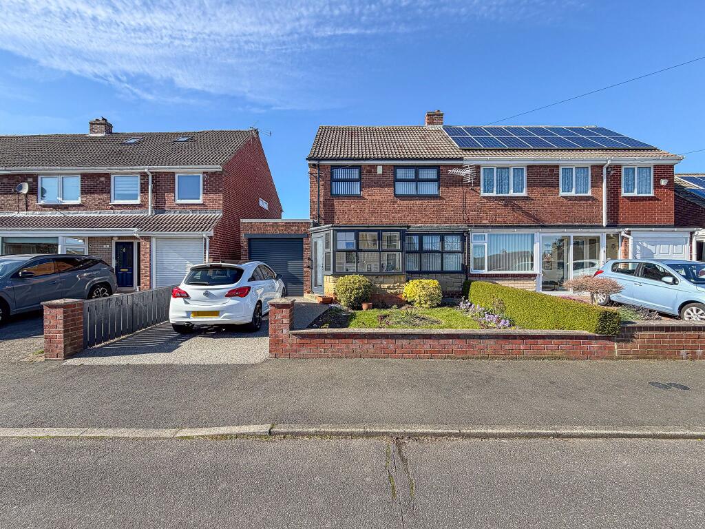3-bed semi-detached on Hollinhill, Rowlands Gill, £270,000