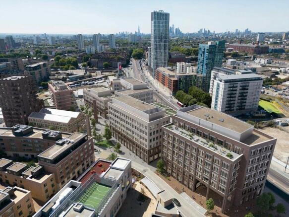 Chimney Walk aerial view