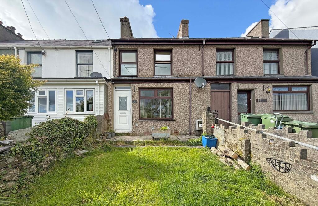 2-bed terraced on Station Road, Talysarn, Caernarfon, Gwynedd, LL54, £135,000