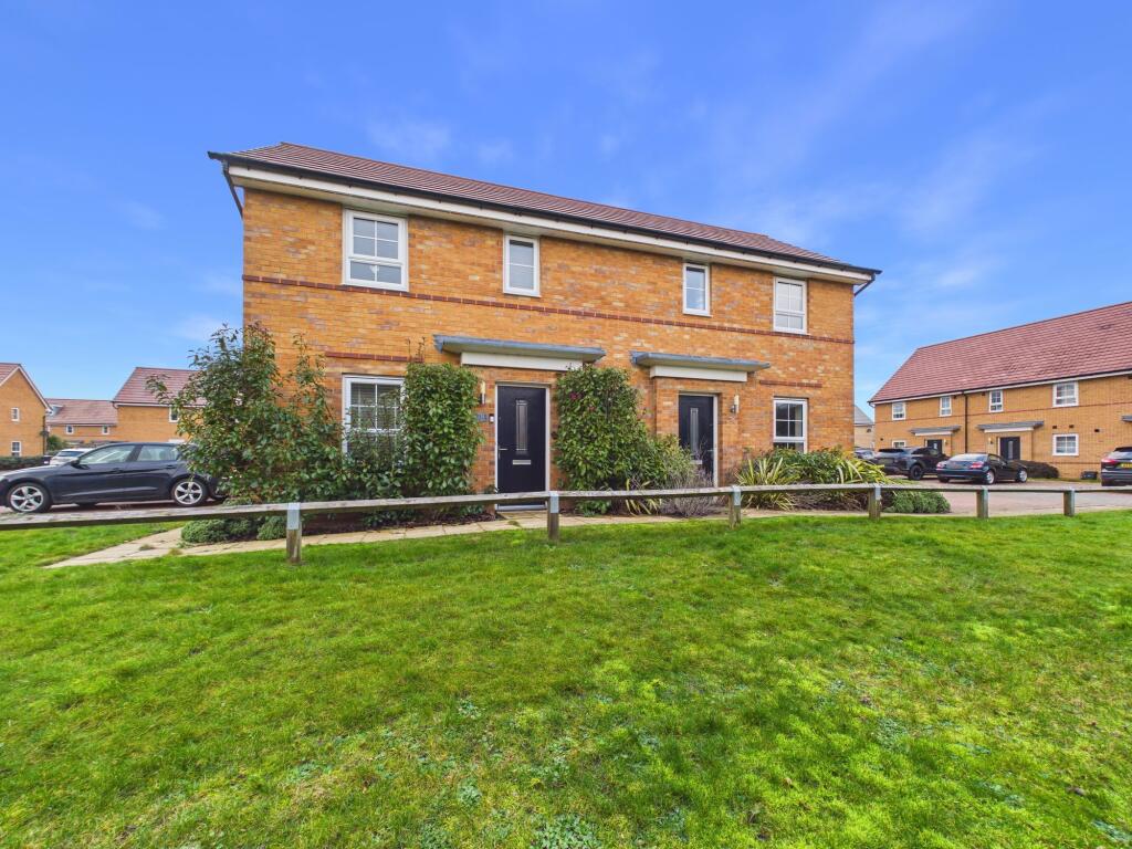 2-bed semi-detached on Aqua Drive, Hampton Water, PE7, £220,000