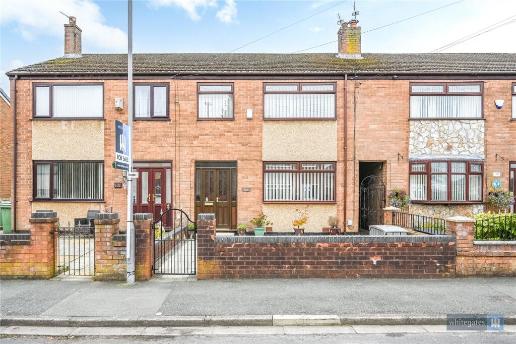 3-bed terraced on Birchfield Street, Thatto Heath, St. Helens, Merseyside, WA9, £155,000