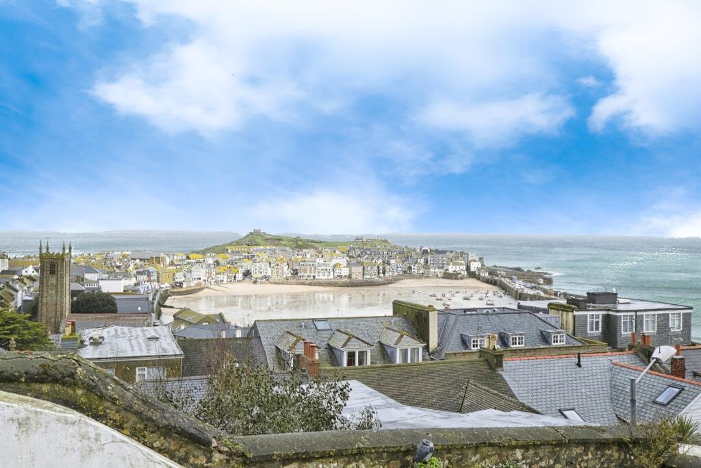2-bed terraced on Pednolver Terrace, St.Ives, Cornwall, TR26, £500,000