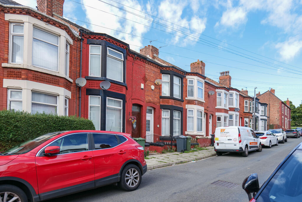 2-bed terraced on Rosedale Road, Birkenhead, CH42, £110,000