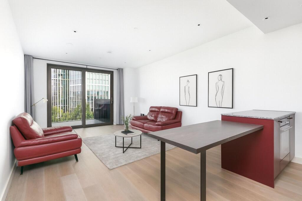 2-bed flat on The Modern, Embassy Gardens, 1 Viaduct Gardens, SW11, £850,000