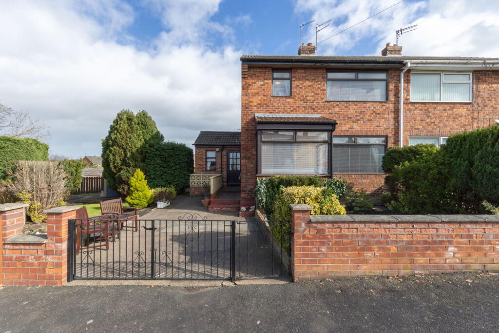 3 bedroom semi-detached house for sale in Rutherford Close, Choppington ...