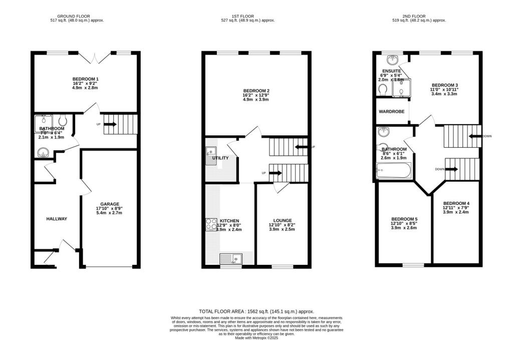 5 bedroom terraced house for rent