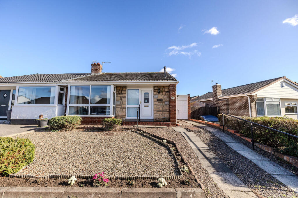 2-bed semi-detached on Chudleigh Gardens, Chapel House, Newcastle Upon Tyne, £195,000