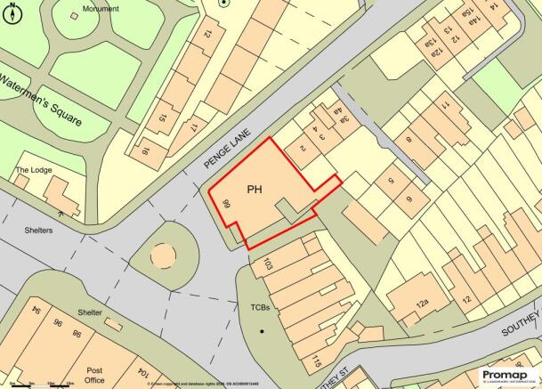 Crooked Billet Penge - OS map.jpg