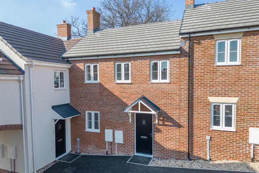 2-bed terraced on Applebee Way, Lyme Regis, £230,000