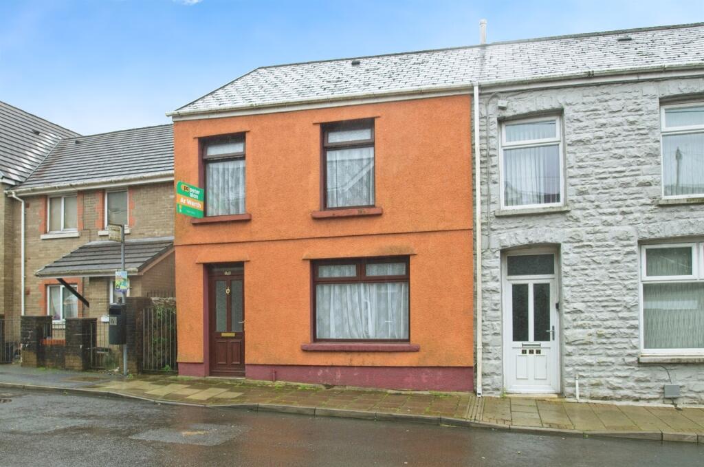 2-bed terraced on Caerau Road, MAESTEG, £90,000