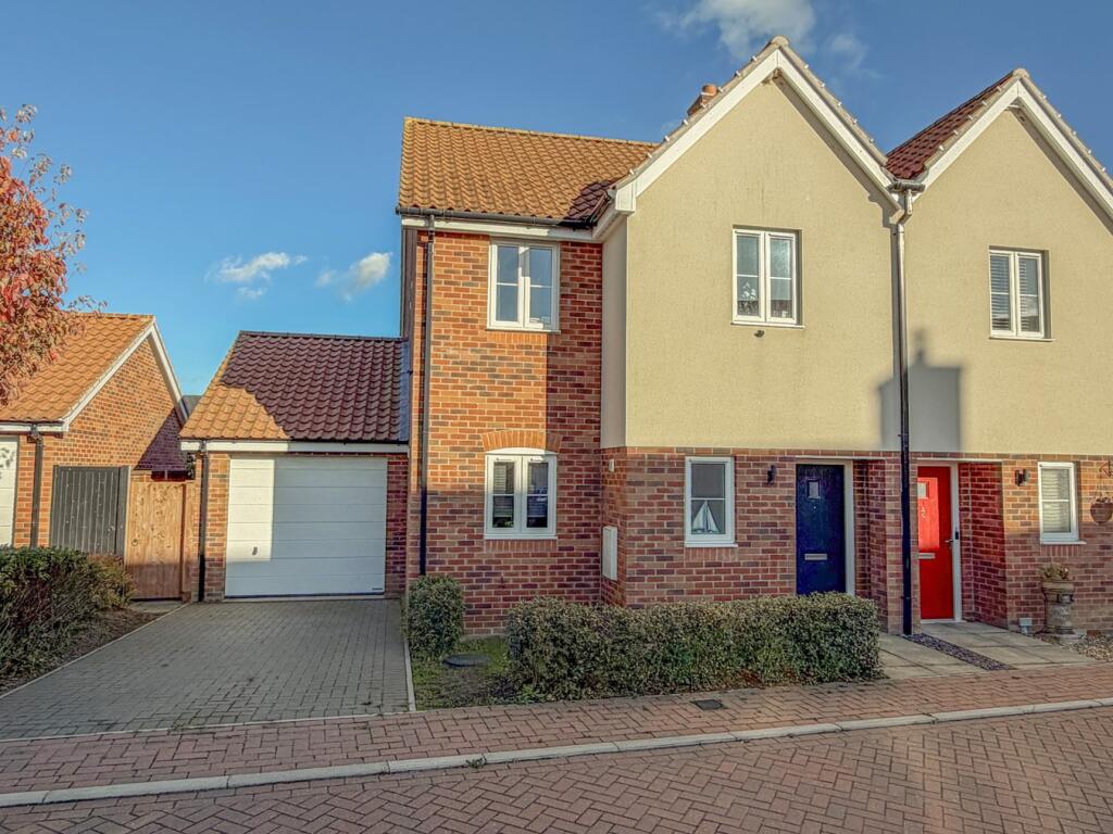 3-bed semi-detached on St Marys View, Otley, Ipswich, IP6, £365,000