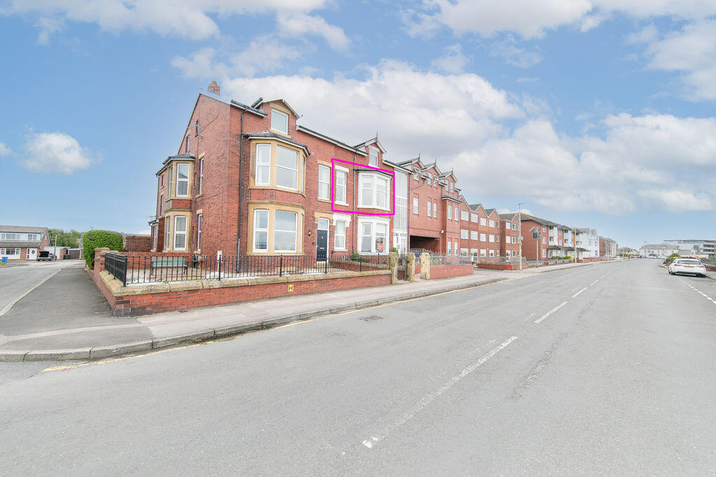 2-bed flat on Flat 3, No. 35, The Esplanade, Knott End-on-Sea, Lancs FY6 0AD, £129,950