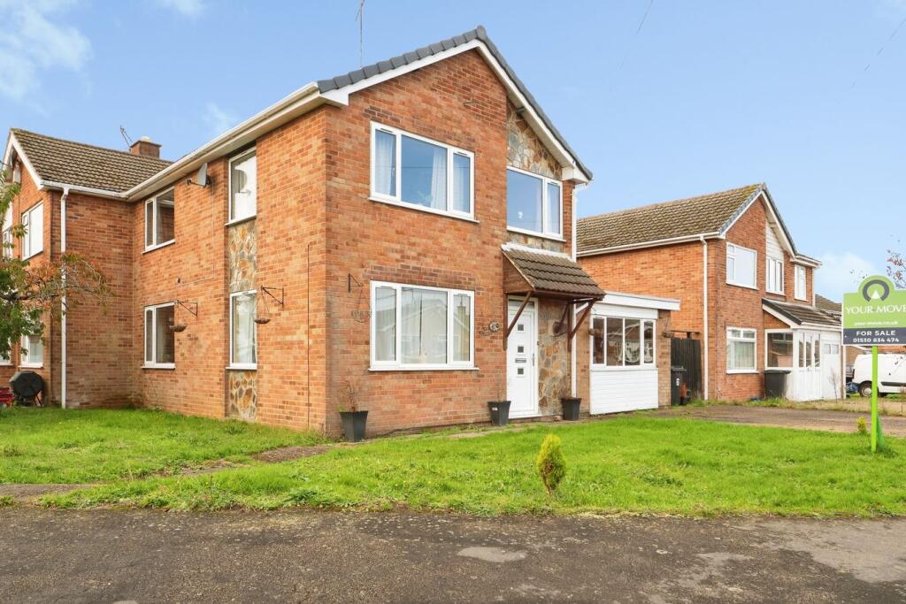 3-bed semi-detached on Valley Road, Ibstock, LE67, £218,500