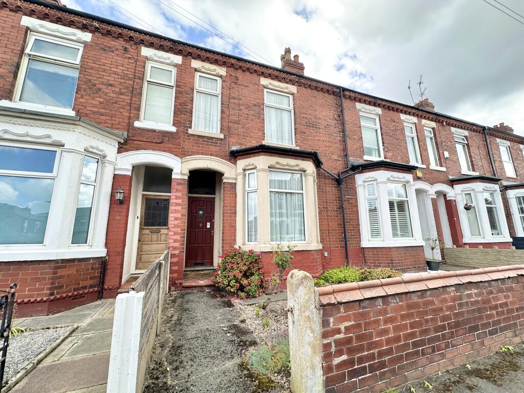 3-bed terraced on Meadows Road, Sale, Trafford, £325,000