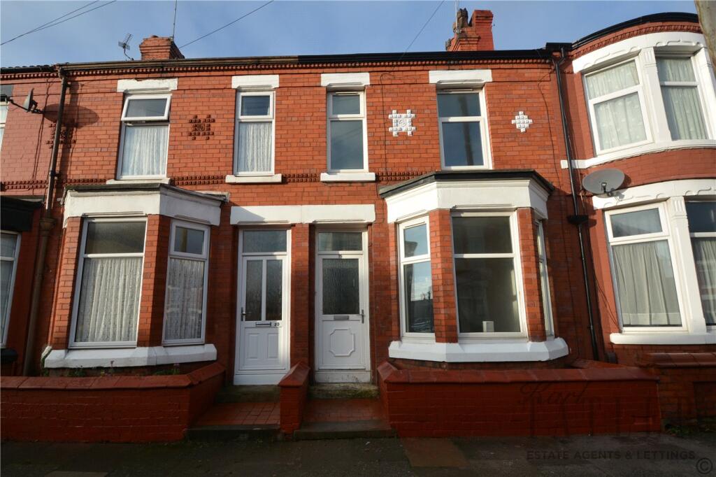 3-bed terraced on Evelyn Road, Wallasey, Wirral, £150,000