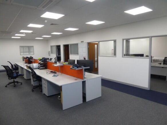 office on mezzanine