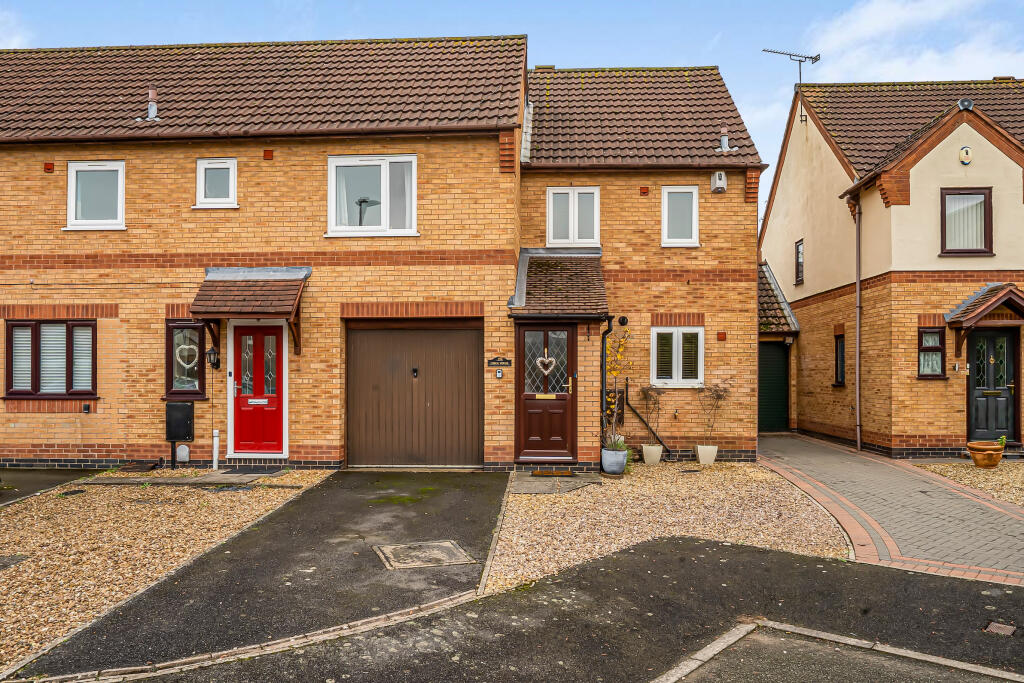 2-bed terraced on Forge Close, Fleckney, Leicestershire, £219,950