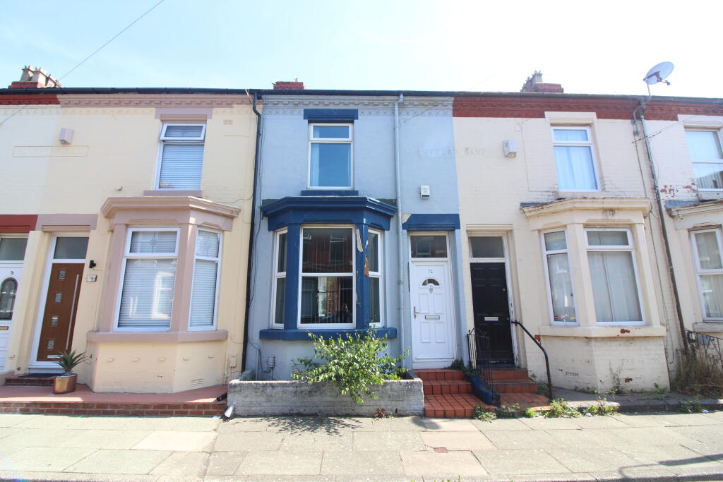 2-bed terraced on 72 Makin Street, Liverpool, Merseyside L4 5QQ, £70,000