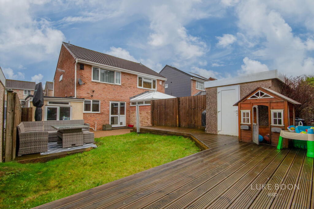 2-bed semi-detached on Canefields Avenue, Plympton, PL7 1XH, £240,000