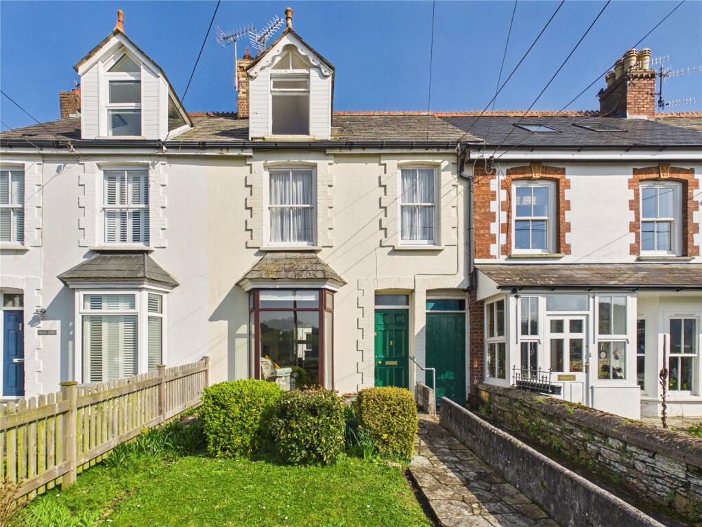 3-bed terraced on Egloshayle Road, Wadebridge, Cornwall, £335,000