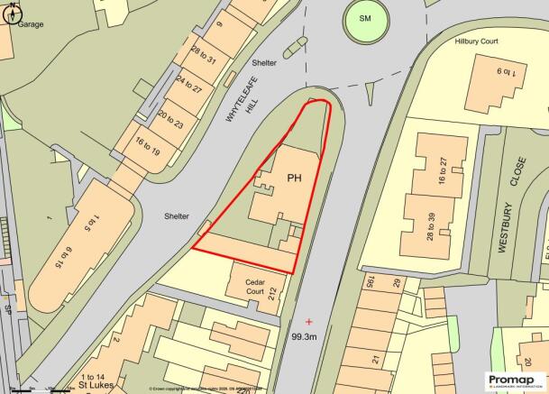 Whyteleafe Tavern - OS Map.jpg