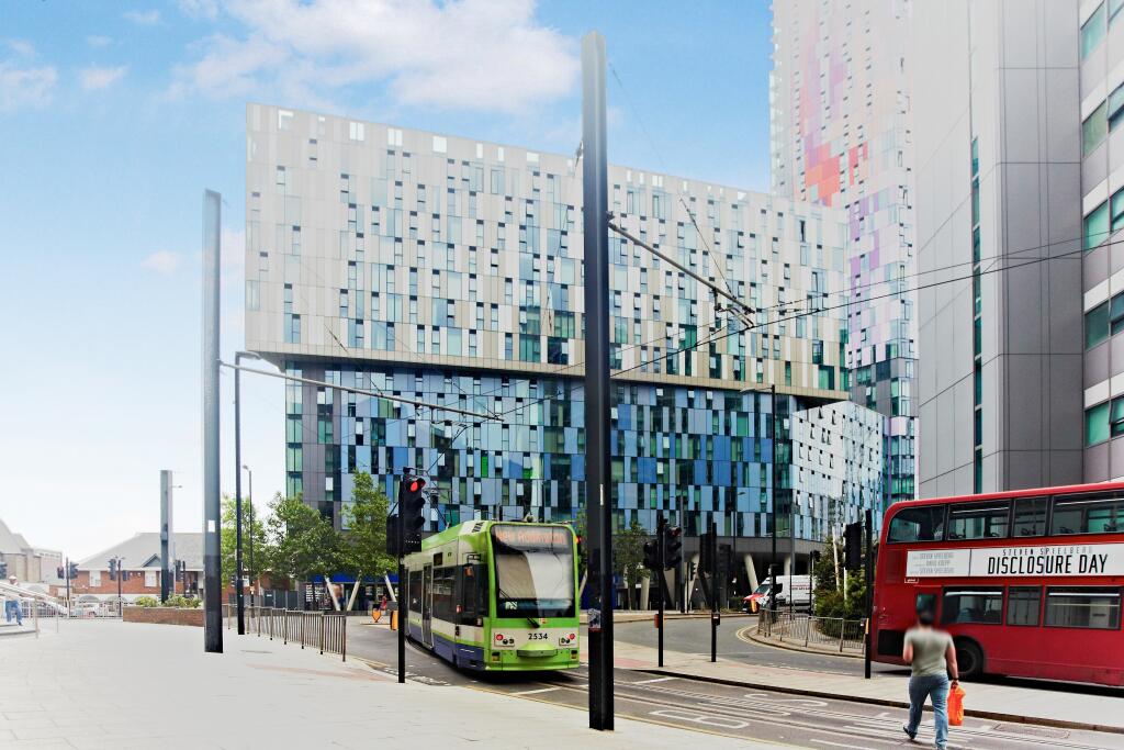 1-bed flat on 1 Saffron Central Square, Croydon, CR0, £210,000