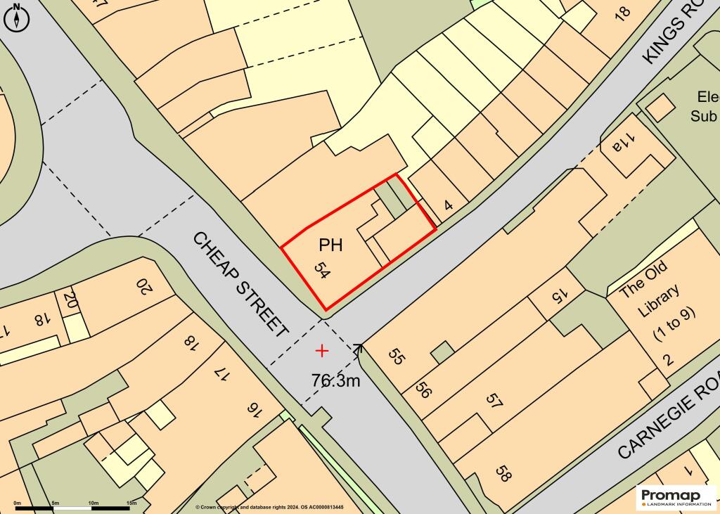 King Charles Tavern Newbury  OS Map.jpg