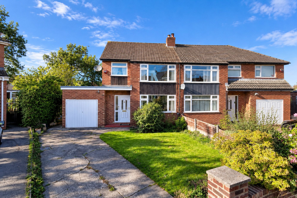 3-bed semi-detached on Sudbury Drive, Heald Green, SK8, £400,000
