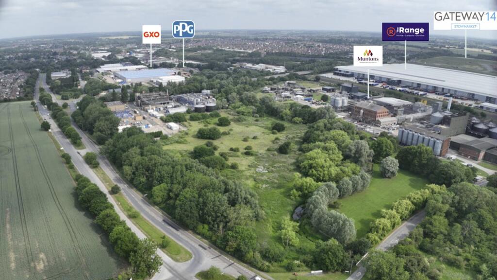 Main image of property: 0.47 - 13.64 acres - Land at PPG Stowmarket, Needham Road, Stowmarket, IP14 2AD