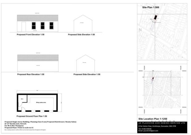 Planning To Rear Plot