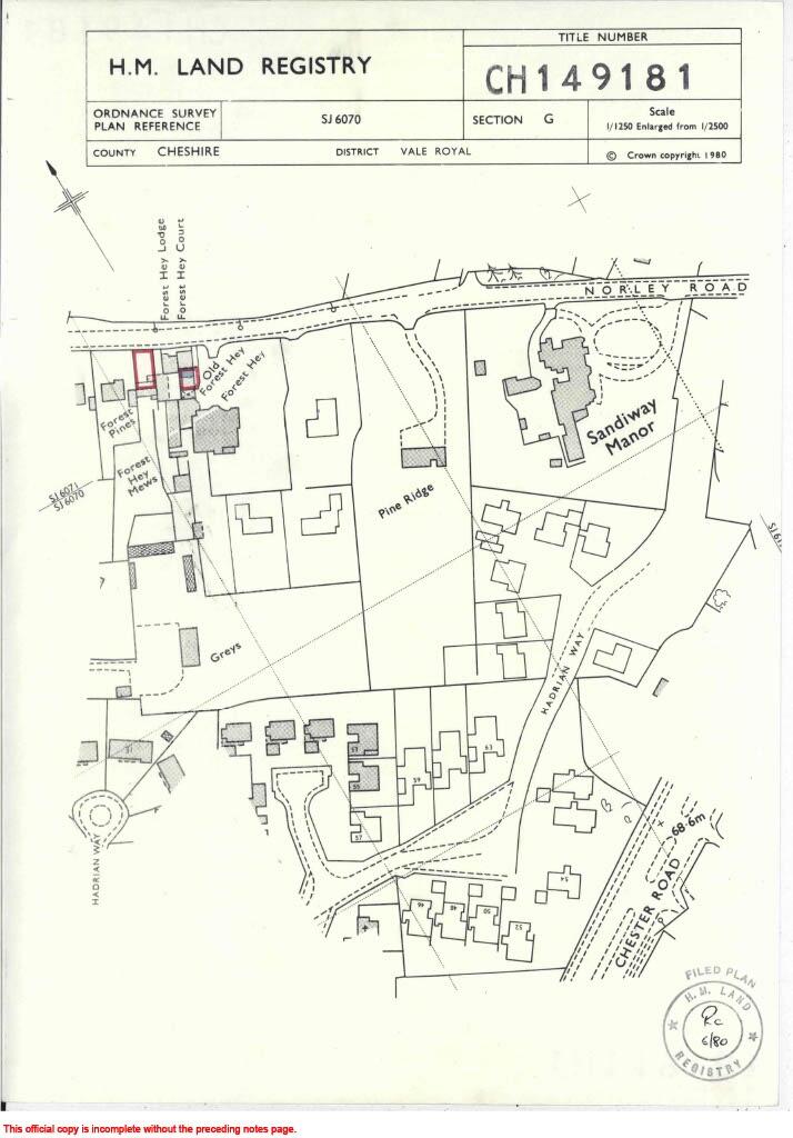 Development opportunity, Norley Road, Sandiway photo 3