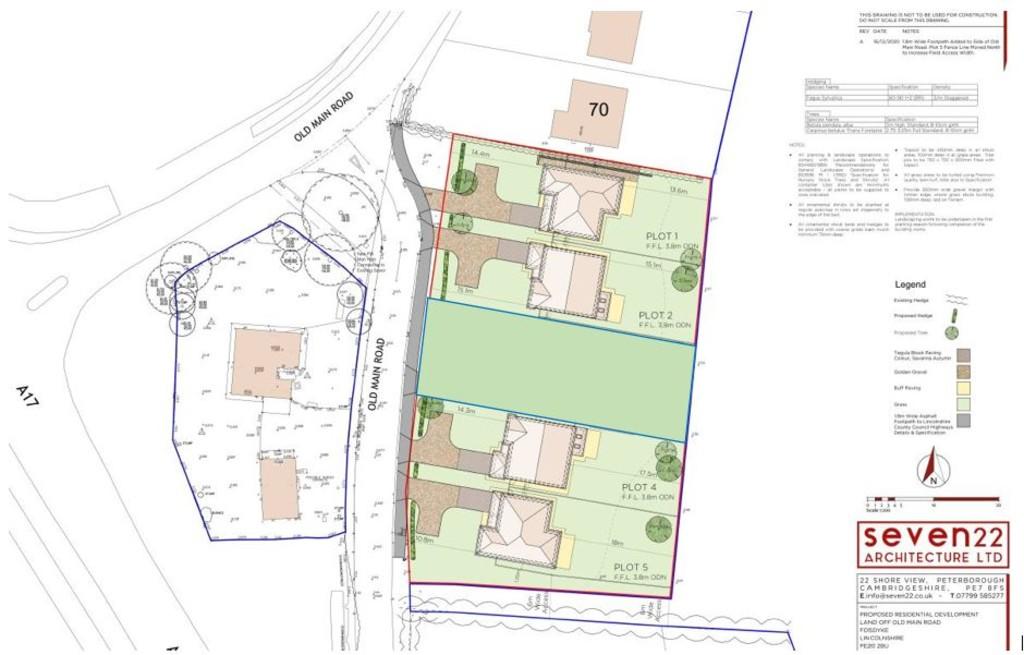 Main image of property: 5 Building Plots, Fosdyke PE20 2BU
