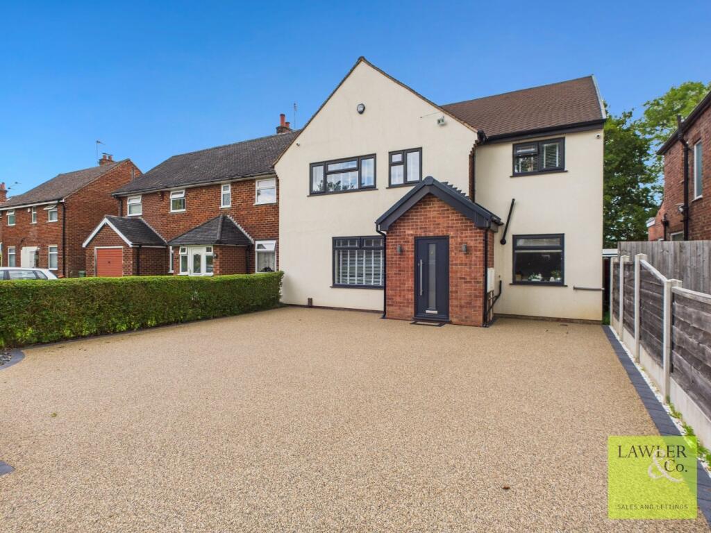 4-bed semi-detached on Dean Lane, Hazel Grove, Stockport, Cheshire, SK7 6DJ, £550,000
