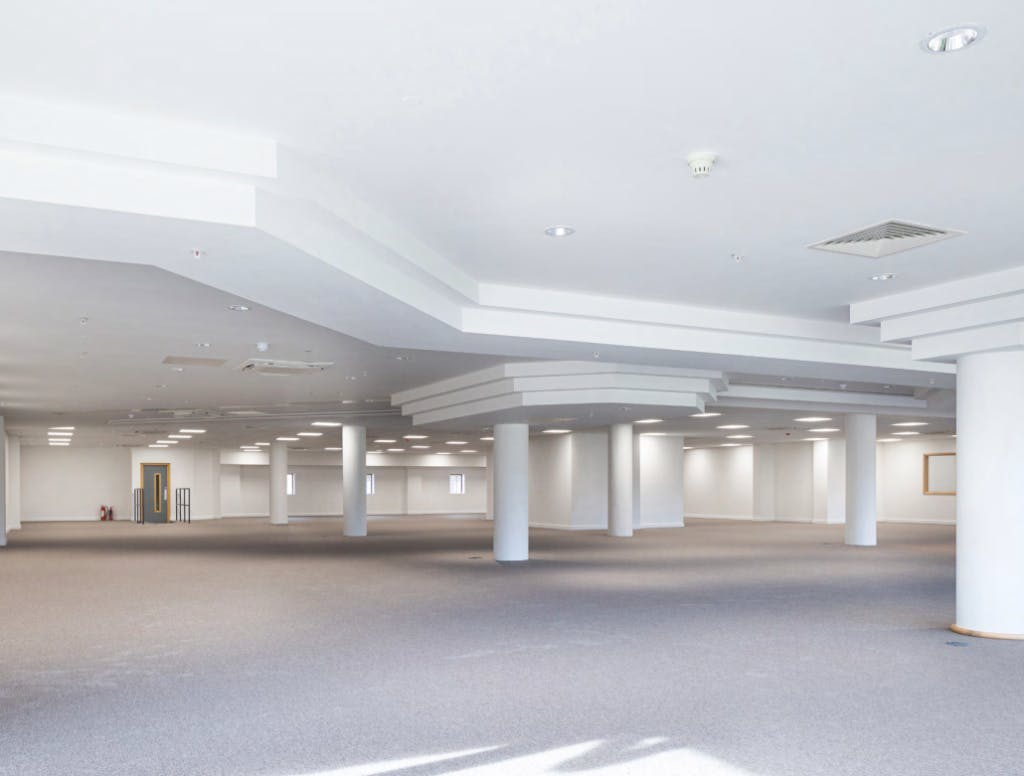 Open plan floor