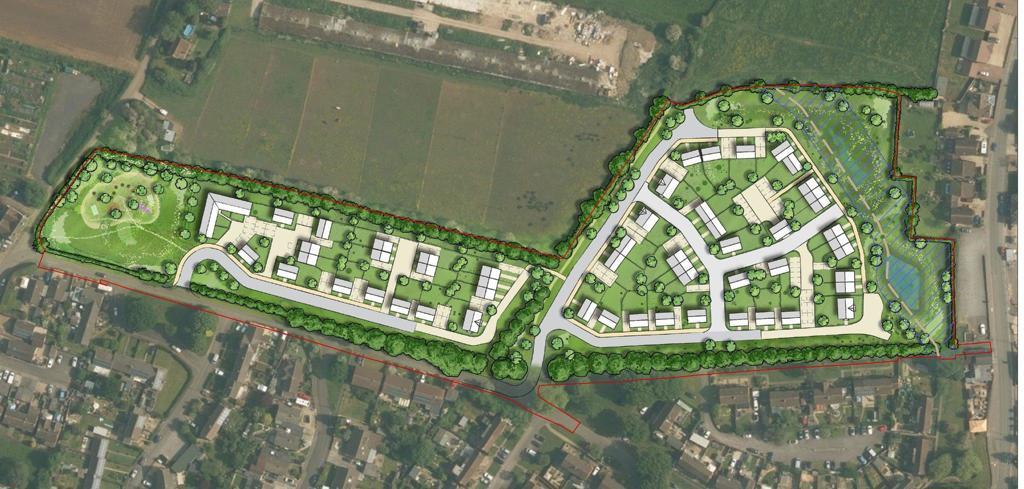 Illustrative masterplan. Drawing TOR-SK025 Rev 1 by tor&co for Martin Grant Land, July 2026. Illustrative only; layout is a reserved matter.